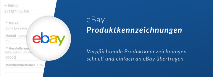 Warenwirtschaftssystem eBay Produktkennzeichnungen