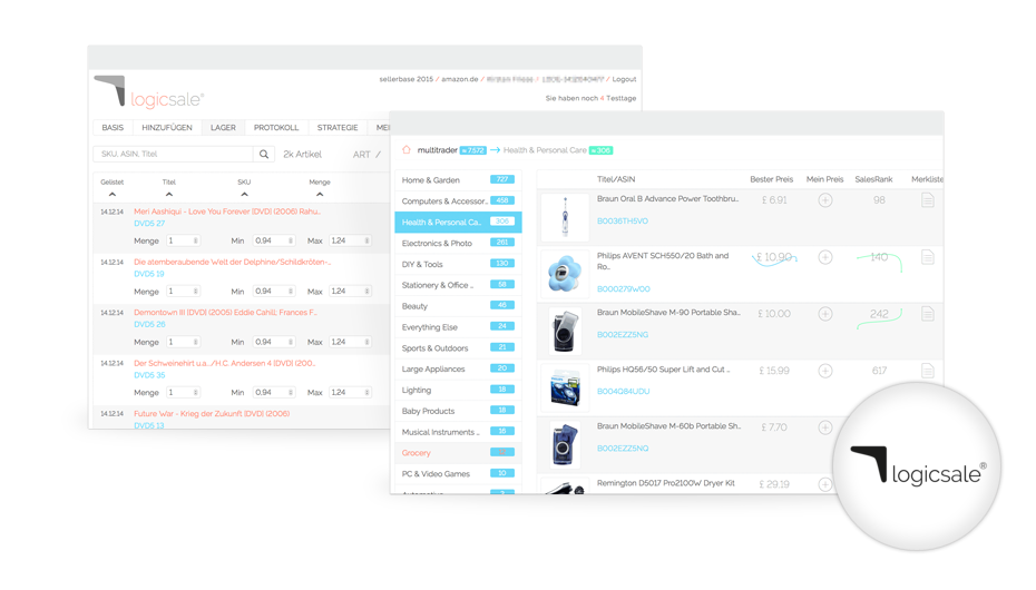 logicsale Warenwirtschaftssystem und ERP Anbindung