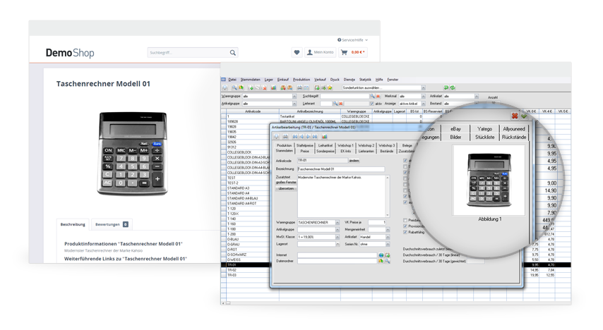 Datenaustausch zwischen MERCATOR und Shpware